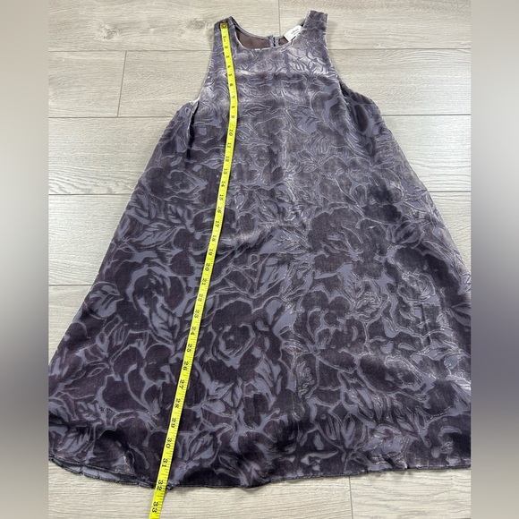 Aritzia Wilfred Trompette Trapeze Velvet Mini Purple Dress - Picture 10 of 11